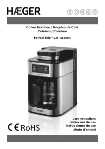 Manual Haeger CM-10B.010A Coffee Machine