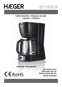 Mode d’emploi Haeger CM-68B.007A Cafetière