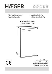 Mode d’emploi Haeger RE-90W.025A Réfrigérateur combiné