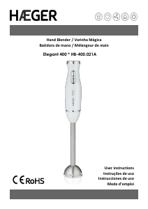 Manual Haeger HB-400.021A Hand Blender