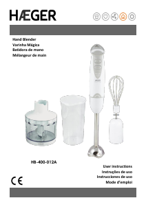 Manual Haeger HB-400.012A Hand Blender