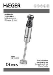 Manual de uso Haeger HB-11B.014A Batidora de mano