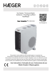 Manual de uso Haeger FH-200.013A Calefactor