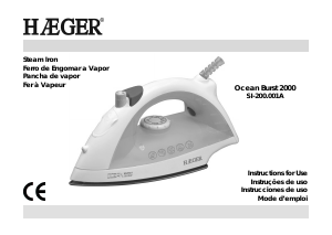 Manual Haeger SI-200.001A Iron