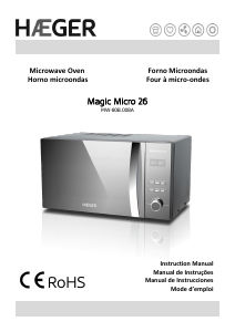 Manual Haeger MW-80B.008A Microwave