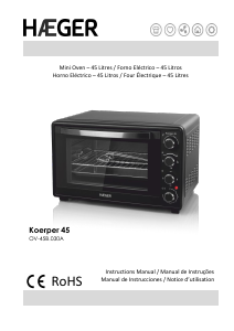 Manual de uso Haeger OV-45B.030A Horno