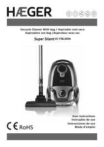 Manual Haeger VC-75B.039A Vacuum Cleaner