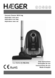 Manual Haeger VC-70B.035A Vacuum Cleaner