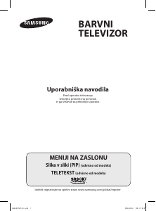 Priročnik Samsung CW-29Z308P Televizor