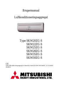 Brugsanvisning Mitsubishi SKM22ZG-S Varmepumpe