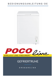 Bedienungsanleitung POCO Line 5958495/00 Gefrierschrank