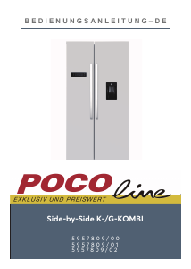 Handleiding POCO Line 5957809/00 Koel-vries combinatie