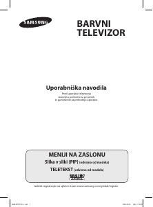 Priročnik Samsung CW-29Z338T Televizor