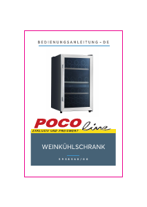 Bedienungsanleitung POCO Line 5958560-00 Weinklimaschrank