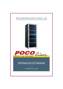 Bedienungsanleitung POCO Line 5958562/00 Weinklimaschrank