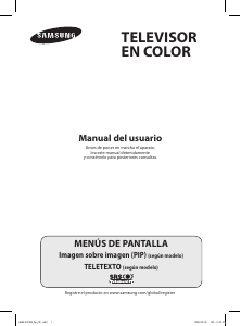 Manual de uso Samsung CW-29Z408T Televisor