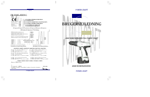 Bruksanvisning Power Craft CDD10180T23 Drill-skrutrekker