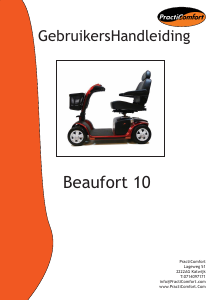 Handleiding PractiComfort Beaufort 10 Scootmobiel