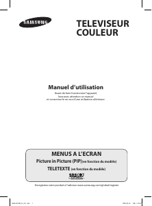 Mode d’emploi Samsung CW-29Z408T Téléviseur