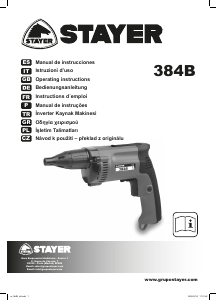 Manual Stayer 384B Aparafusadora