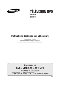 Mode d’emploi Samsung DS-21G5NT Téléviseur