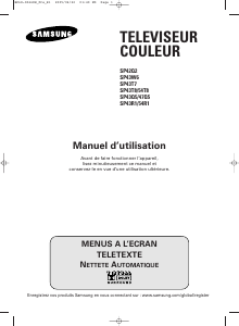 Mode d’emploi Samsung SP-43R1HL Téléviseur