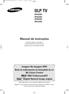 Manual Samsung SP-46L6HX Televisor