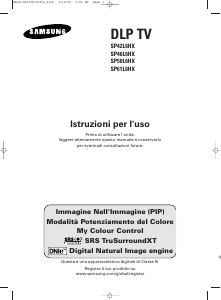 Manuale Samsung SP-46L6HX Televisore