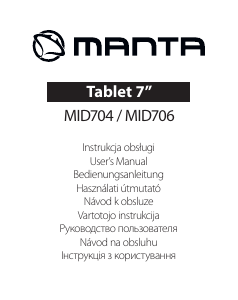 Bedienungsanleitung Manta MID704 Tablet