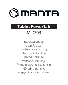 Handleiding Manta MID708 PowerTab Tablet