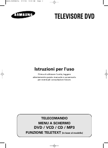 Manuale Samsung TX-15X5DF Televisore