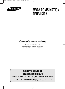 Handleiding Samsung UW28J10VD Televisie