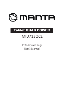 Handleiding Manta MID713QCE Quad Power Tablet