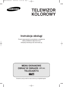 Instrukcja Samsung WS-32M166V Telewizor