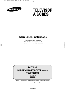 Manual Samsung WS-32Z316T Televisor