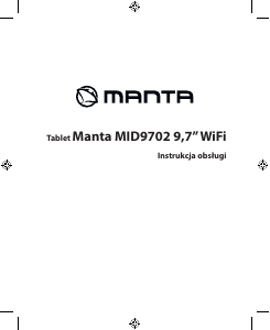 Instrukcja Manta MID9702 WiFi Tablet