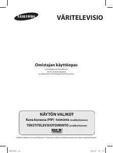 Käyttöohje Samsung WS-32Z348T Televisio