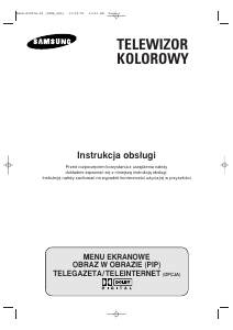 Instrukcja Samsung WS32Z108R Telewizor