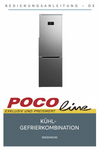 Bedienungsanleitung POCO Line 5952019/00 Kühl-gefrierkombination