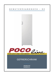 Bedienungsanleitung POCO Line 5952050/00 Kühl-gefrierkombination