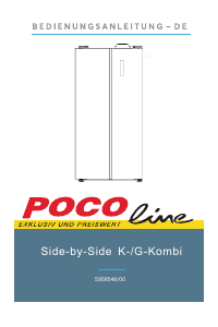 Handleiding POCO Line 5958548/00 Koel-vries combinatie