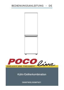 Bedienungsanleitung POCO Line 5958878/01 Kühl-gefrierkombination