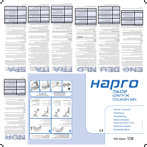 Manual Hapro Jade Sunbed