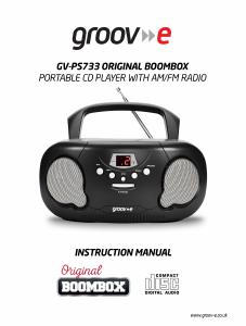 Handleiding Groov-e GV-PS733 Stereoset