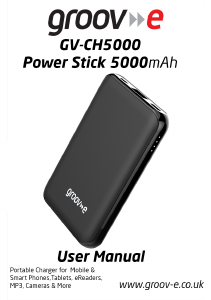 Manual Groov-e GV-CH5000 Portable Charger