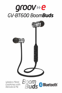 Manual Groov-e GV-BT600 Headphone