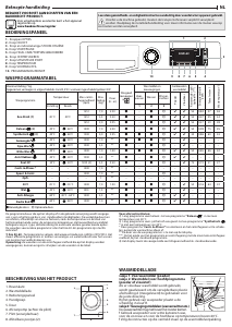 Mode d’emploi Bauknecht NM22L 7445 WSE BE Lave-linge