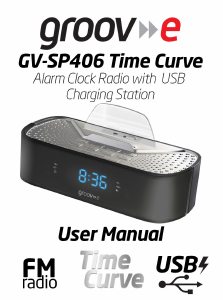 Manual Groov-e GV-SP406 Alarm Clock Radio