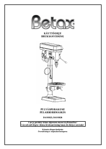 Bruksanvisning Betax DAO0426 Bänkborrmaskin