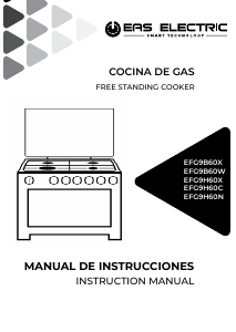 Manual de uso EAS Electric EFG9B60W Cocina